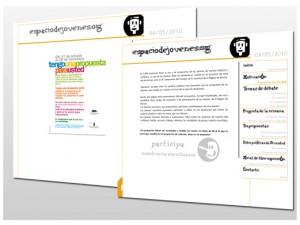 Web Espacio de jóvenes