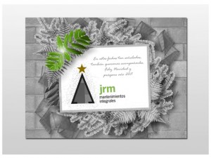 Tarjeta navidad 2011 JRM mantenimientos integrales