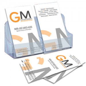 Tarjeta de visita GM Soluciones Informáticas
